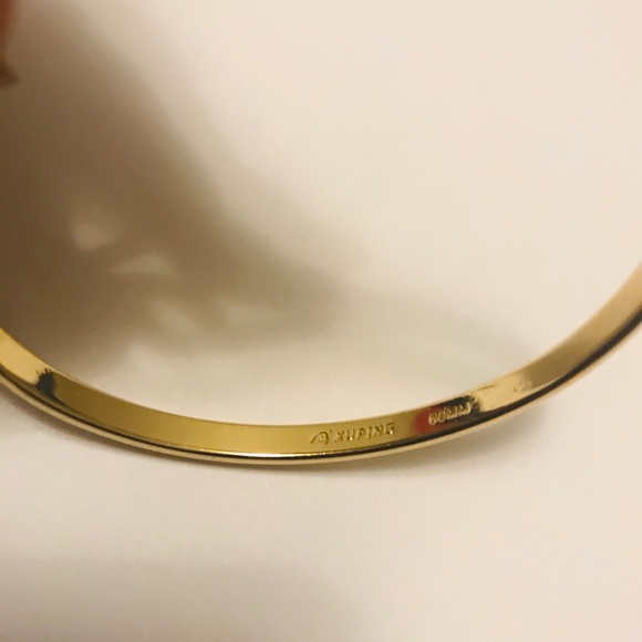 Gold Plated with Rhinestone bracelet - Picture 3 of 5